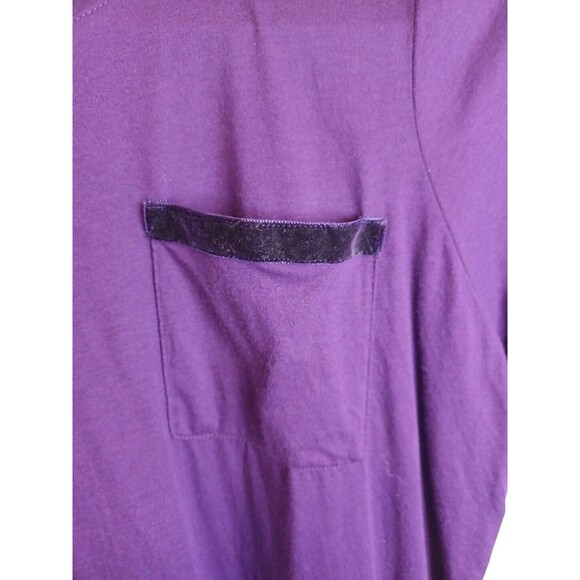 Ralph Lauren Pullover Knit Top Womens XL Purple Shortsleeve Scoop Neck - Picture 5 of 9